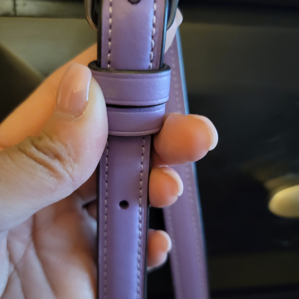 Coach Brown and Purple Crossbody Bag - Picture 6 of 7